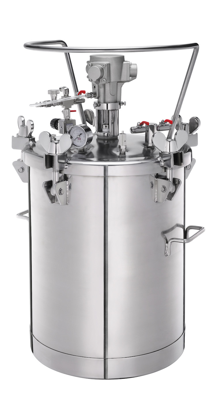 50 liters Spray Paint Pressure Pot Tank with Air Powered Agitator