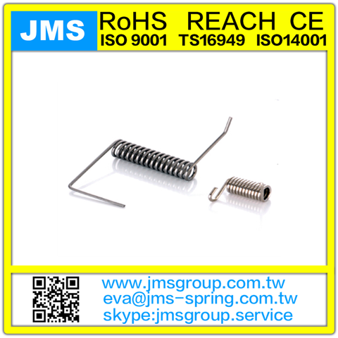 Long term life custom for hardware polishing CuH torsion spring