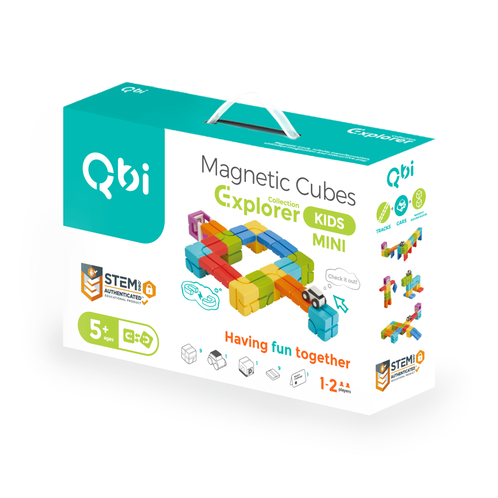 Qbi Magnetic Cubes Explorer - Kids' Mini Pack | Taiwantrade