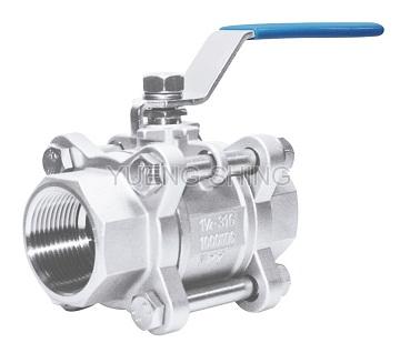 3-PC BALL VALVE WITH M3