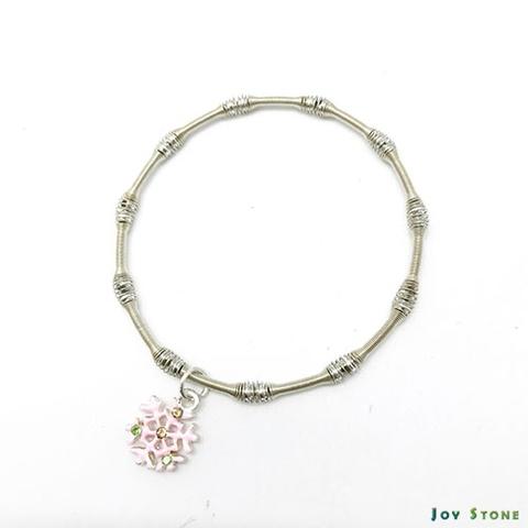 雪花-粉-銀珠手鍊-聖誕Party Queen-Paper Bubble Wrap