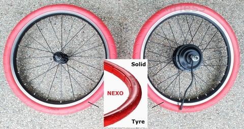 Airless Tire Wheel set for 20/24/26 wheel sizes E-bikes Taiwan