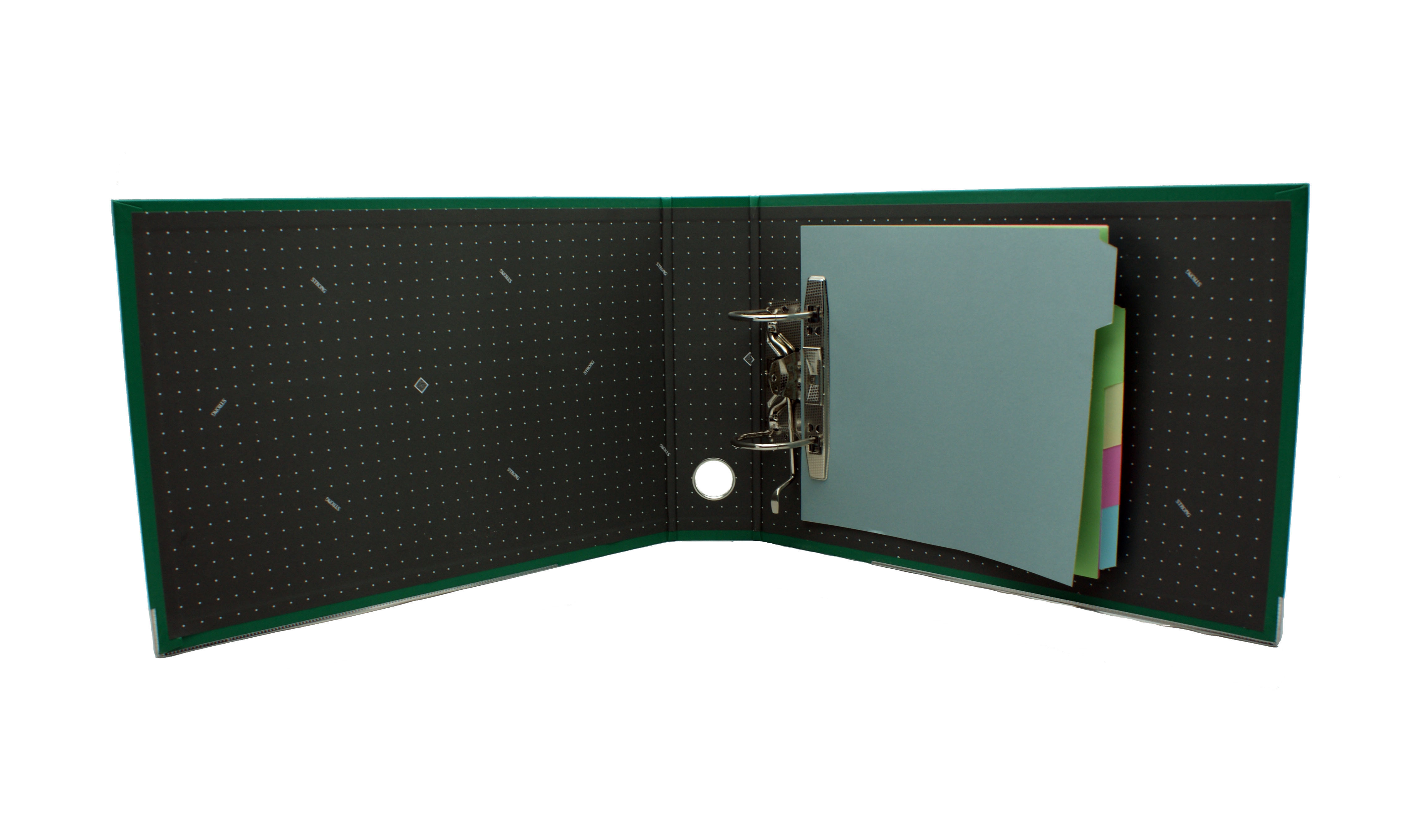 50 mm Lever Arch File with Metal Edge, Horizontal A4 Size, Red, Blue