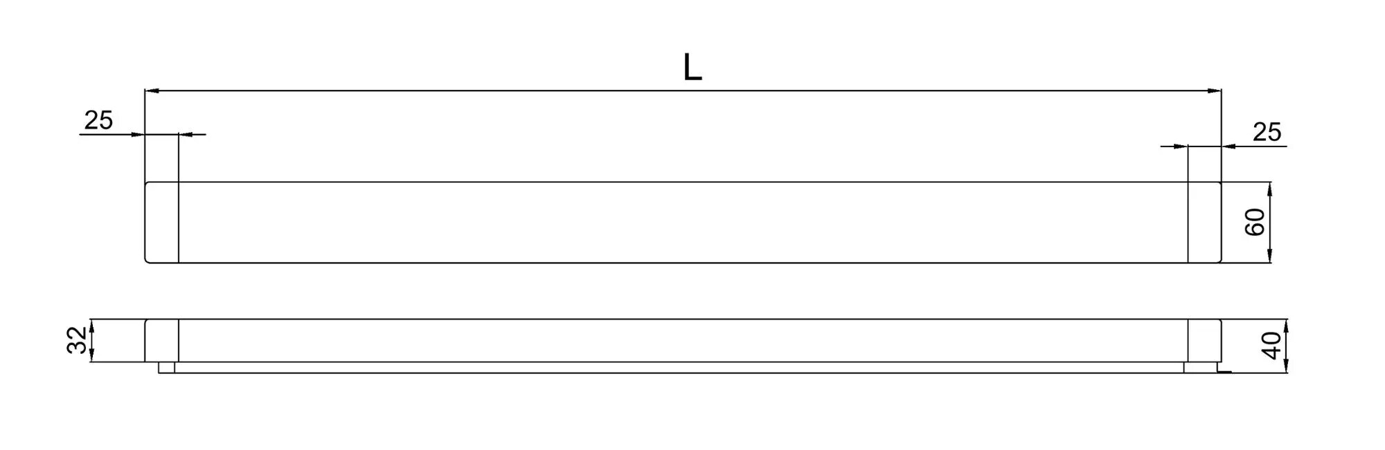 ANSI Grade 1 Aluminum Panic Bar Vertical Rod Panico