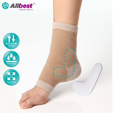 Cotton Elastic Gel Pads Ankle Support