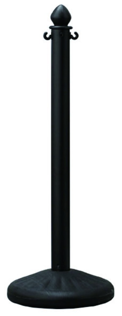 Black Color with Water- Fillable Stanchion for Traffic Control