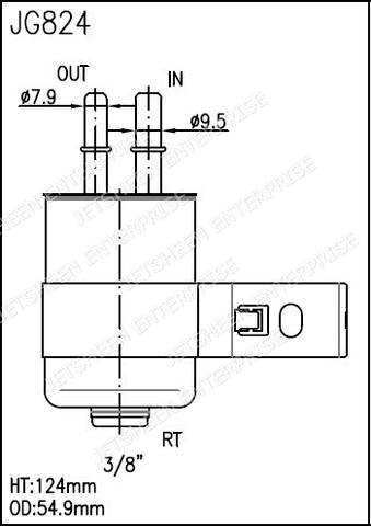 Fuel Filter ACDelco Pro GF824