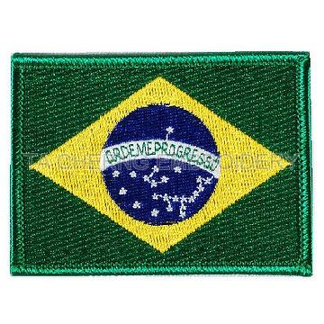 Embroidery flag patches