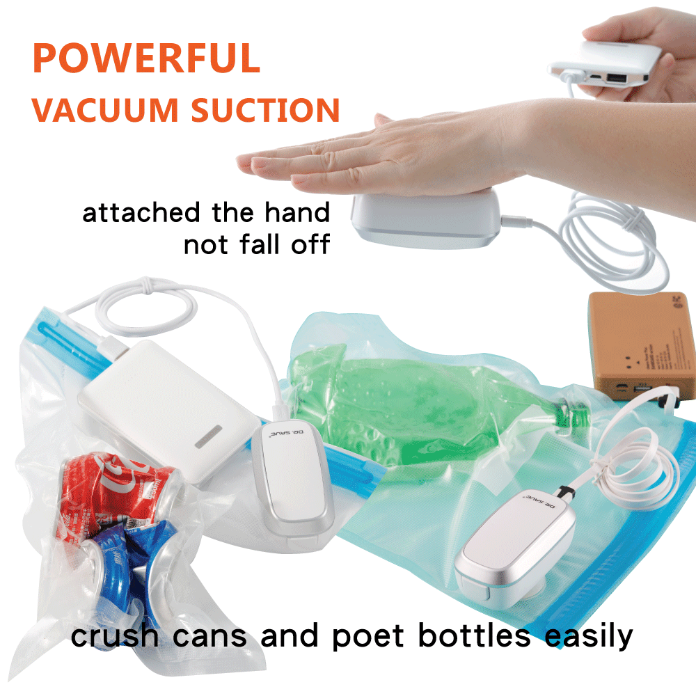 Portable Electric Mini Travel Vacuum Pump Plus Inflatable Function