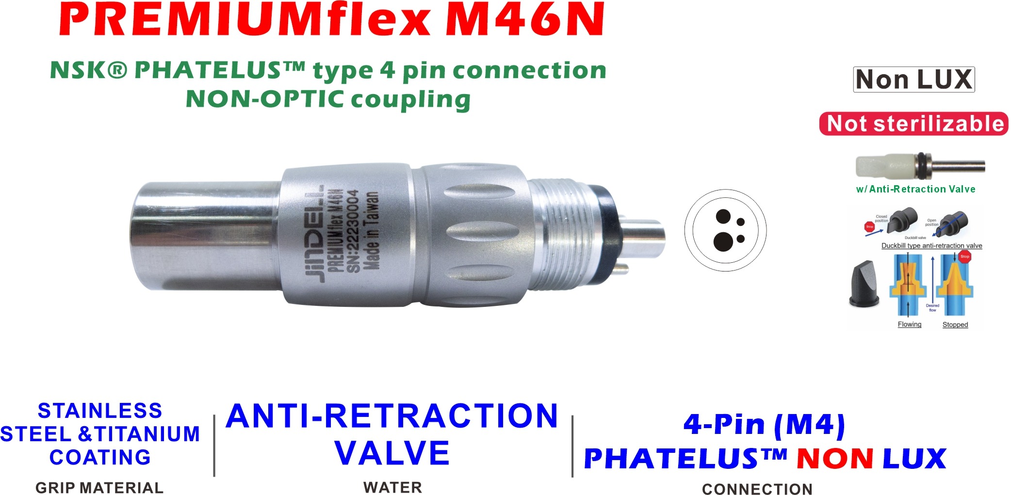 PREMIUMflex M46N-NON LUX COUPLER