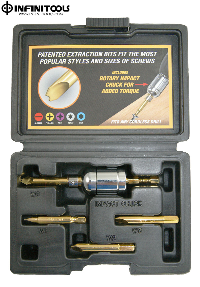 Rotary Impact Screw Extractor set | Taiwantrade.com