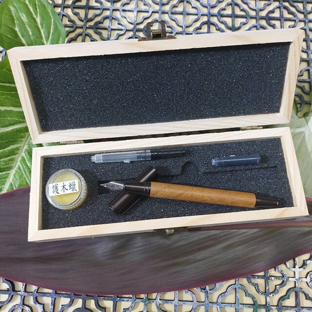 Taiwan Incense Cedar Log Fountain Pen Taiwantrade