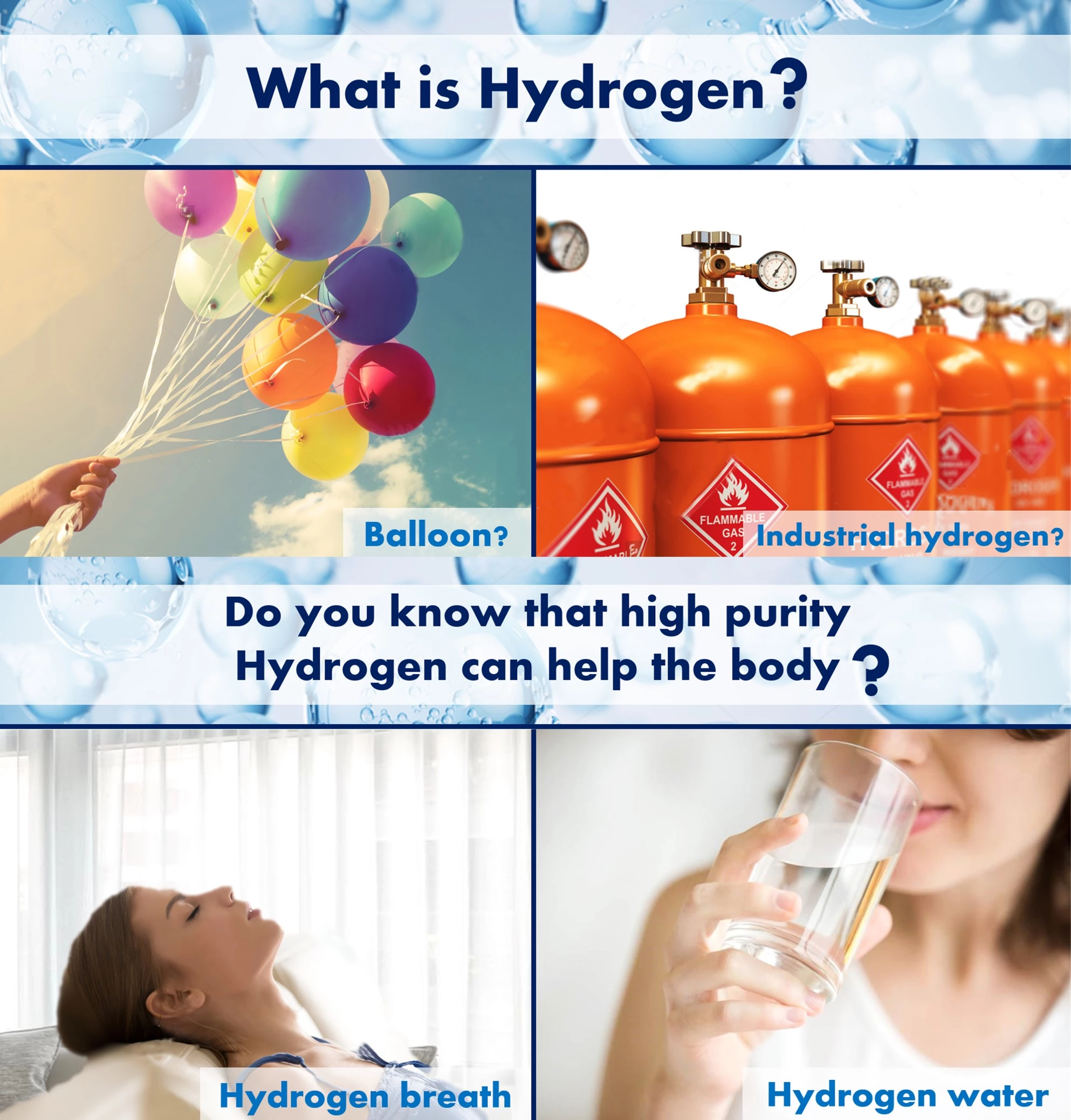 Portable H2 hydrogen Body Health Care inhalation machine