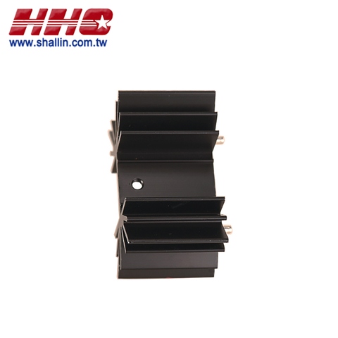 H style heat sink, length 25mm, RoHS Directive-compliant