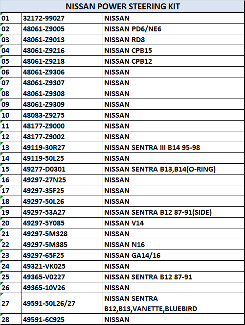 NISSAN / 49591-50L26 | Taiwantrade