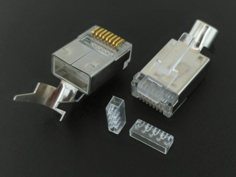 Cat-6A RJ45 Plug Shading H TYPE