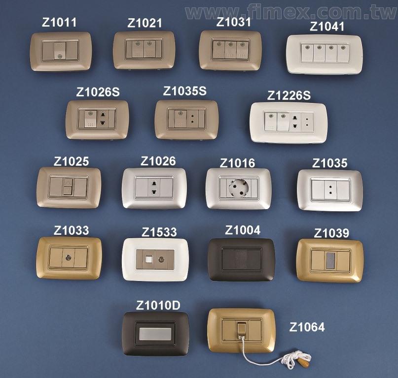 Italian Wall Plated Switch & Socket