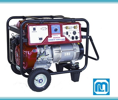 Welding machine generator with Honda engine