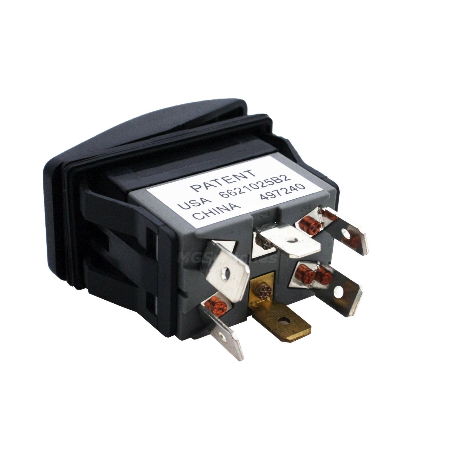 3 Position Waterproof IP67 Rocker Switch Illuminated ONOFFON DPDT