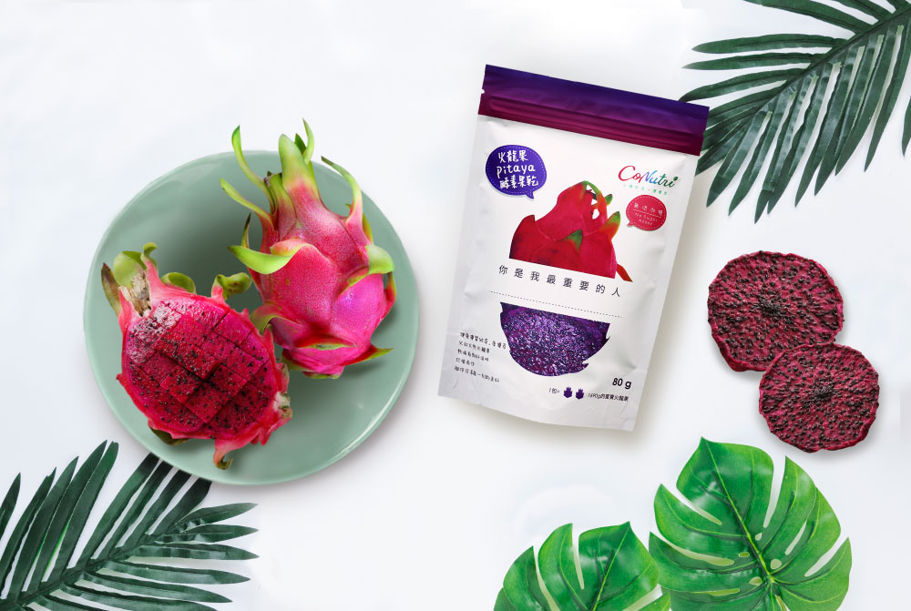 Dried Red Dragon fruit (Pittaya)