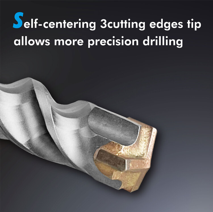 SDS plus 3 cutting edges Hammer Drill Bit