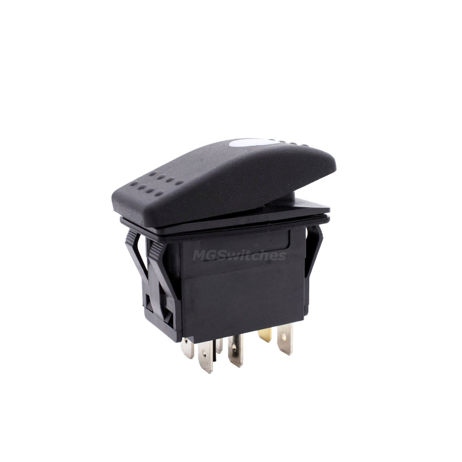 2 Position Waterproof IP67 Rocker Switch Illuminated ON-OFF DPST ...
