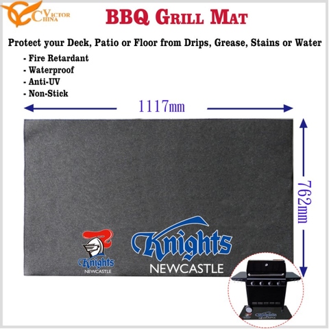 Licensed La Liga Soccer Team logo Malaga BBQ Grill Mat