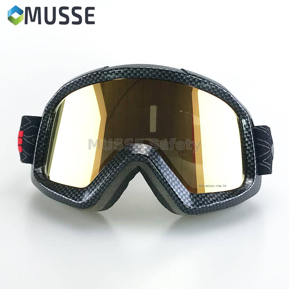 Ski goggles blue Ski goggle lens wiper