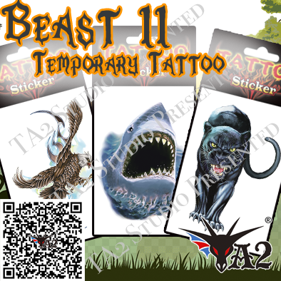 BEAST II TEMPORARY TATTOO