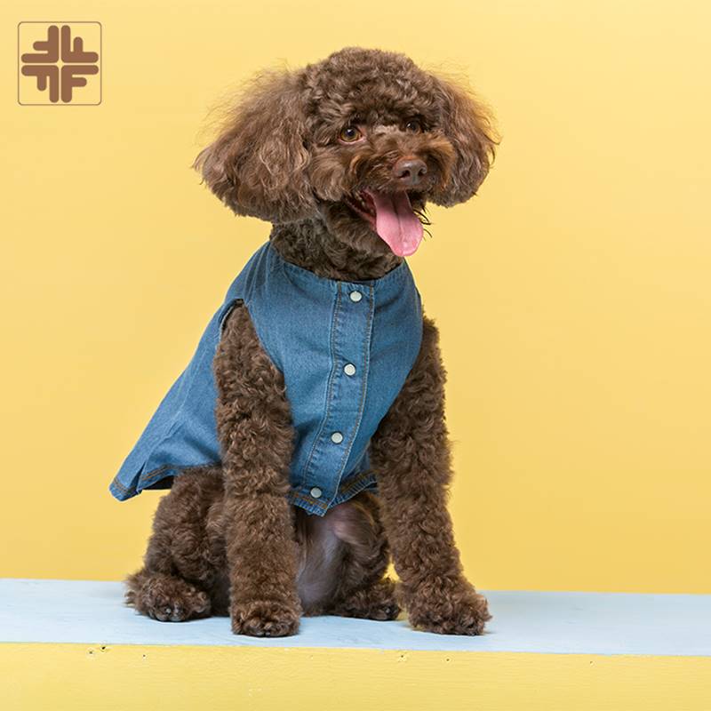 Oem Summer Fancy Knitted Pet Dress Dog Denim Vest Taiwantrade