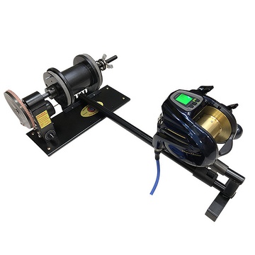 electric fishing reel line winder machine