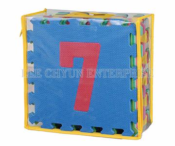 number puzzle mat