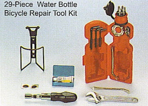 bicycle water bottle tool kit