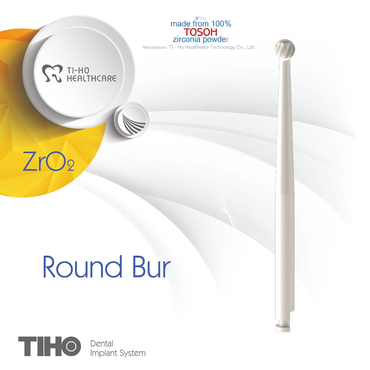 Zirconia Round Bur | Taiwantrade