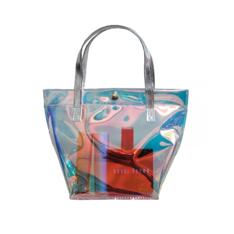 Iridescent Clear Hologram PVC Handbag