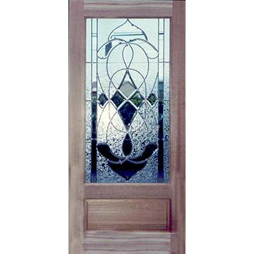 stained glass side door panels