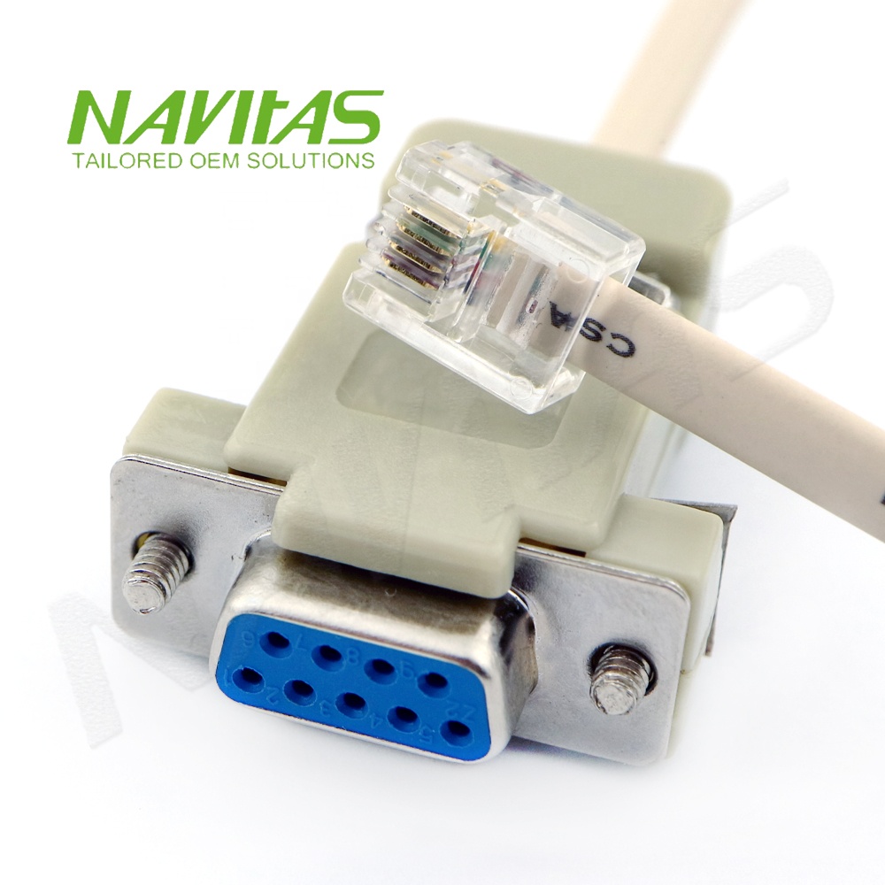 RJ11 Female Connector VGA Flat Phone Cable | Taiwantrade.com