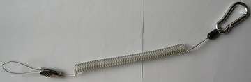 Metal Screw, Spring Coil with Wire inside,