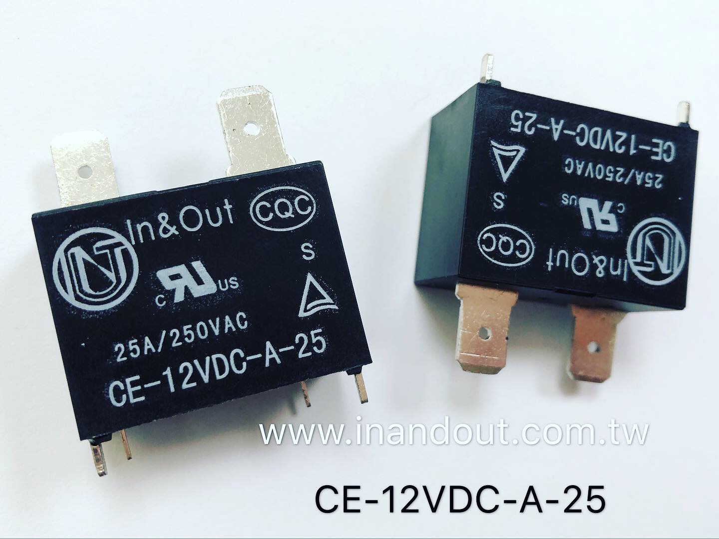 High Current Power Relay 25Amp A/C relay Motor Switching In & Out Relay