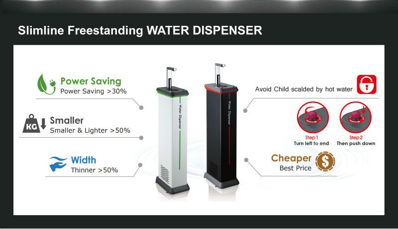 CE certification saving space smart hot cold water dispenser