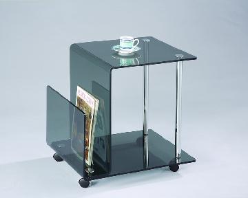 Acrylic Magazine Table Trolley