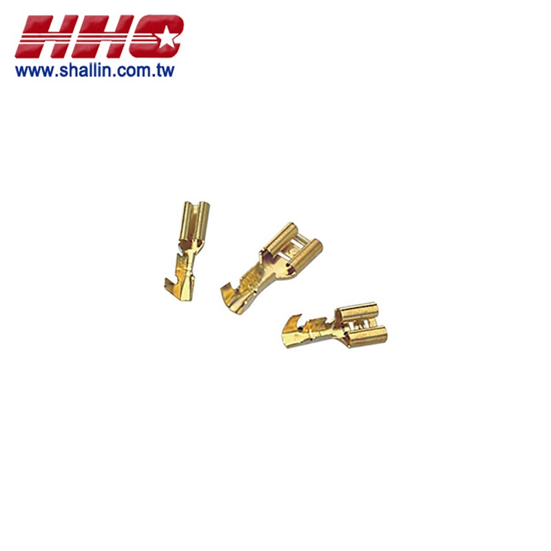 Noninsulated female disconnect terminal, 3.2 x 0.5 x 16.0mm, RoHS