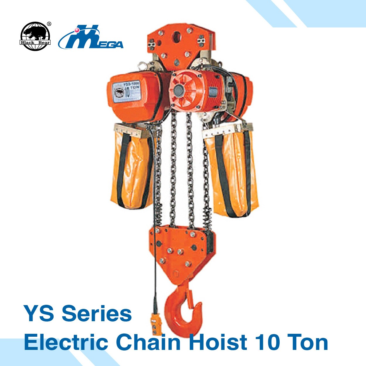 Ys Chain Black Bear YS Series Electric Chain Hoist 10 Ton Crane Hook, Hoisting ...