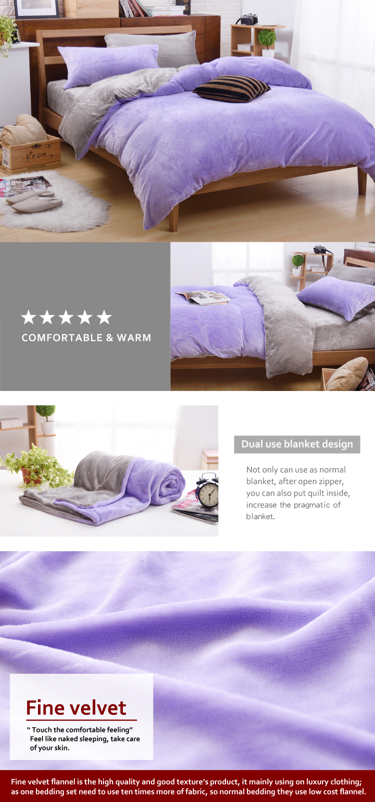 Hot Sale Flannel Duvet Cover Sets Bedding Sets Taiwantrade Com
