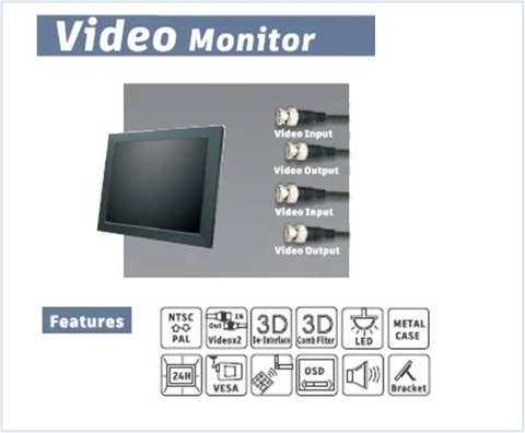 Professional Video/HDMI Monitor – HV Series