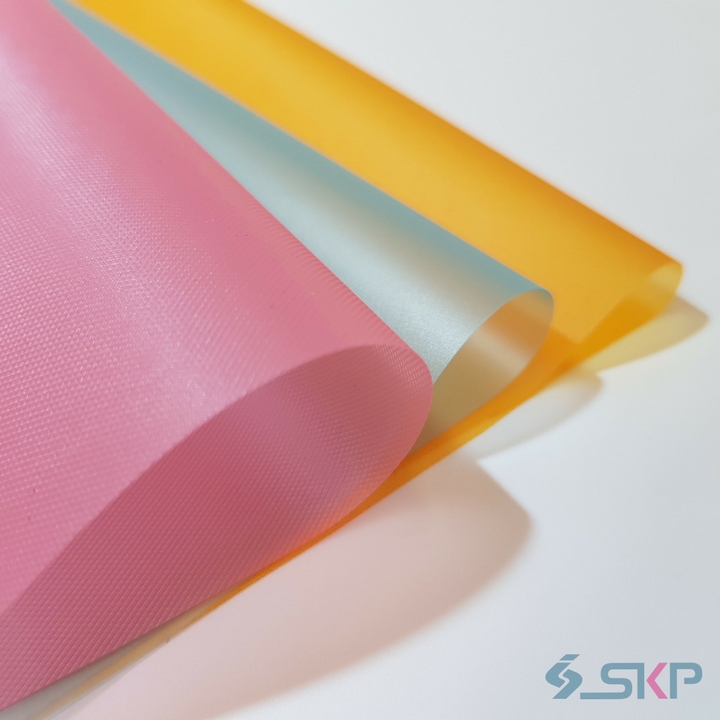 Frosty Matte PVC Sheet Translucent Finish with Textured Surface