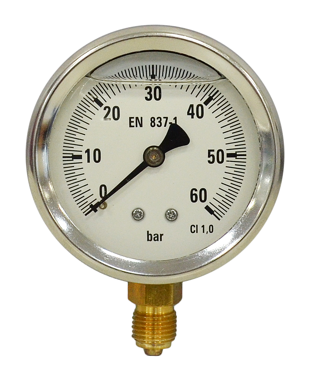 2.5" LiquidFilled Bottom Connection Pressure Gauge