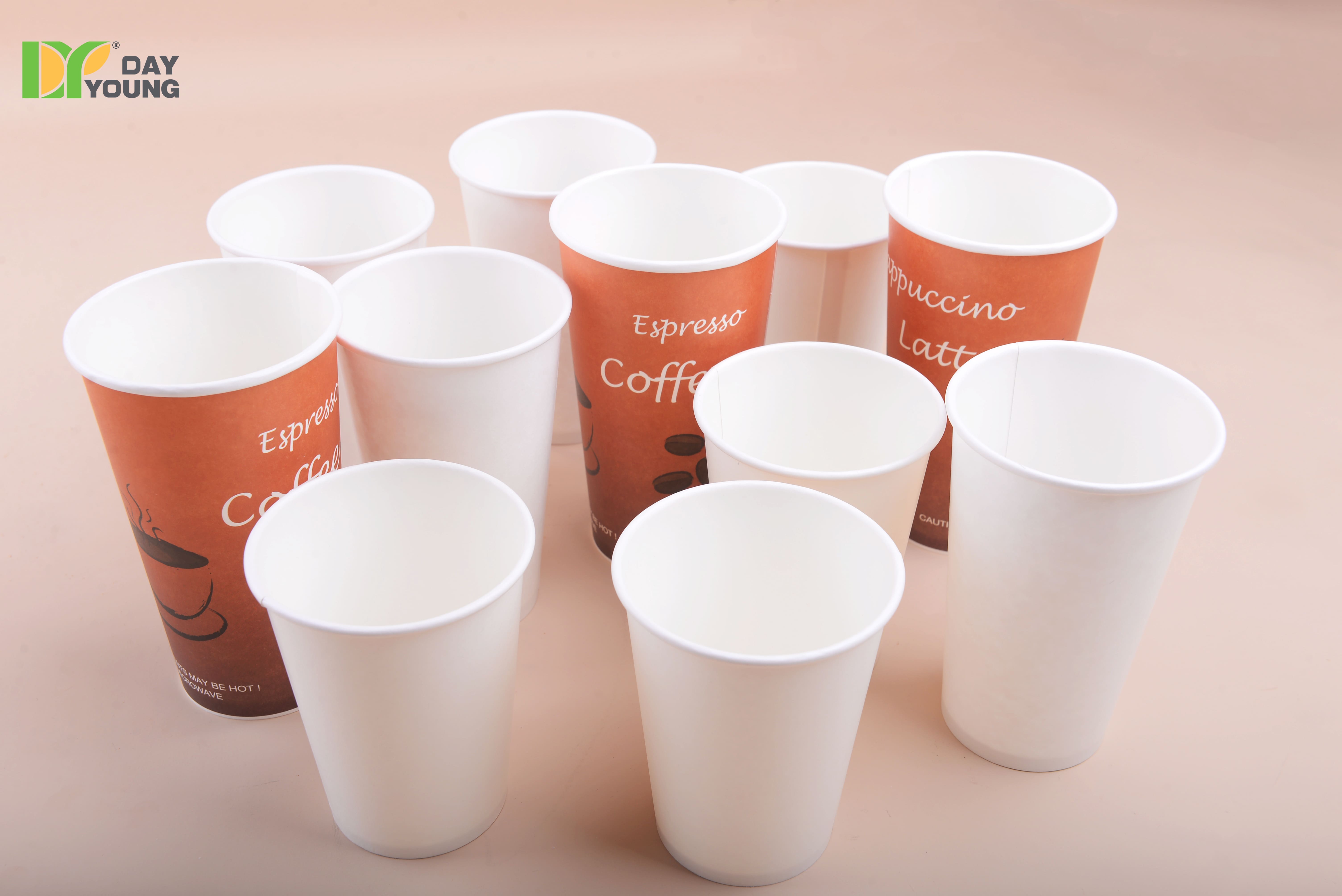 Paper Cup 12oz, 16oz and 20oz for Hot Coffee and Hot Drink WEN HO