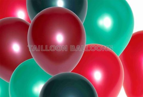 Metallic colors rubber latex balloon helium balloons manufacturer