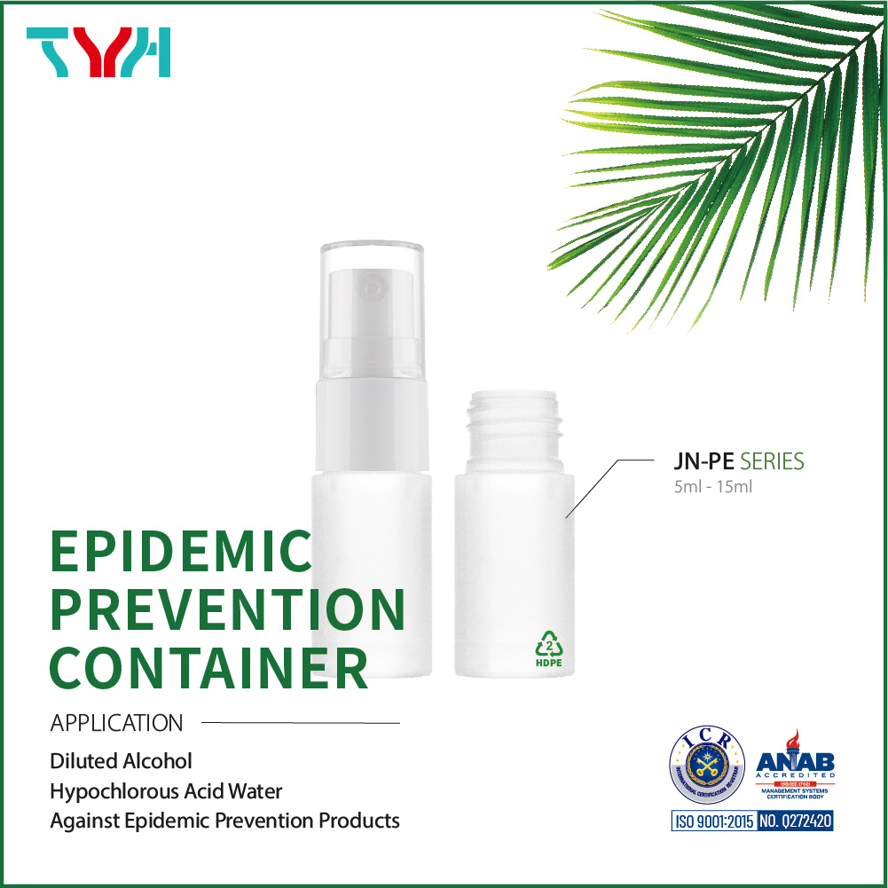 Small Plastic Diluted Alcohol Bottle